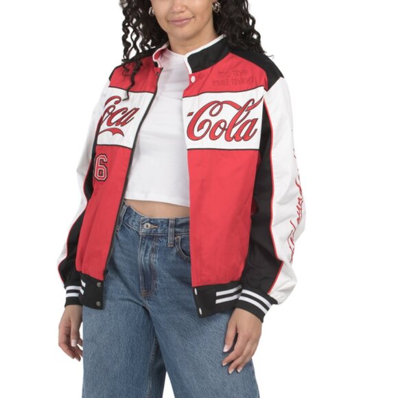 THE LAUNDRY ROOM Black Coca Cola Racing Jacket